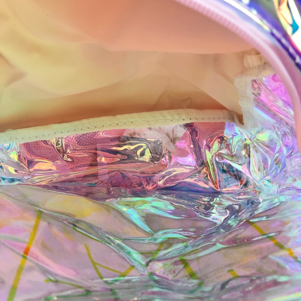 Iridescent Mini Backpack “Slay All Day” - Picture 5 of 8